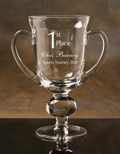 Champion Crystal Cup Trophy Award (THREE SIZES)