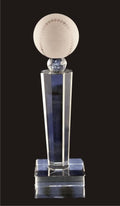 Tuscany Baseball Crystal Trophy Award