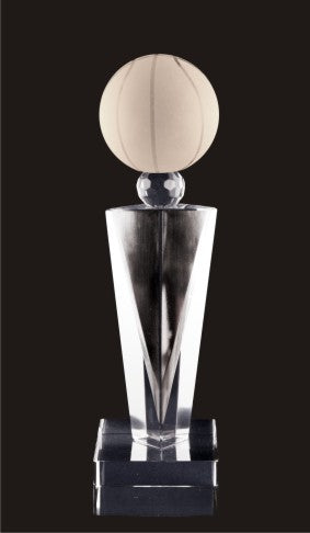 Elegante Basketball Crystal Trophy Award