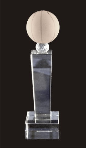 Tower Basketball Crystal Trophy Award