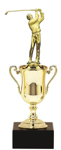 Classic Loving Cup and Gold Statuette Trophy