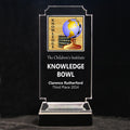 Retro Scholastic Acrylic Full-Color Trophy - Knowledge