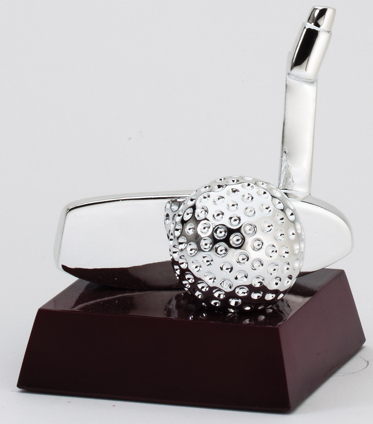 Silver "Putter" Golf Resin Trophy Award - 4-1/2"