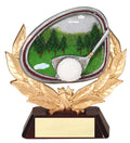 Golf Course Gold & Full Color Resin Trophy Award