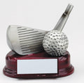  Silver "Wedge" Golf Resin Trophy Award - 4-1/2