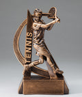 Male Tennis Ultra Action Bronze Resin Trophy Award - 6-1/2"