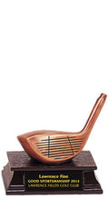 Bronze Driver Golf Club Trophy Award - 5"