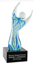 Color Crystal Angel Trophy Award