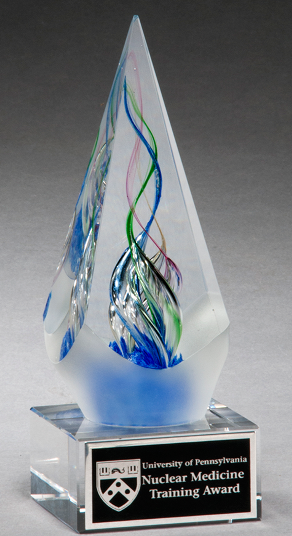 Color Crystal Obelisk Trophy Award