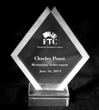 Acrylic Double Diamond Engraved Trophy