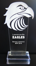 Acrylic Eagle Mascot Trophy Award