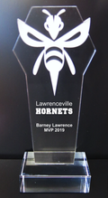 Acrylic Hornet Bee Mascot Trophy Award