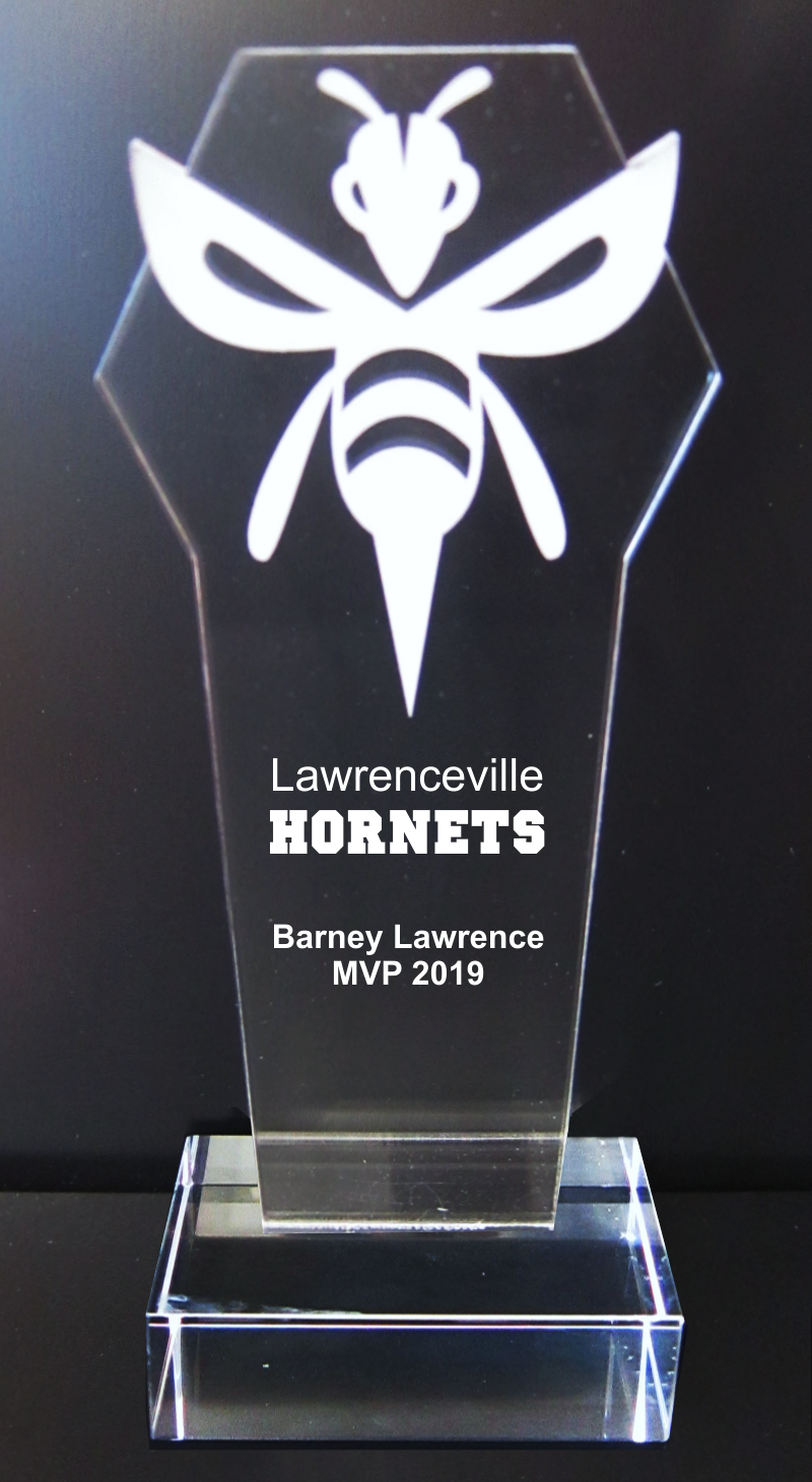 Acrylic Hornet Bee Mascot Trophy Award