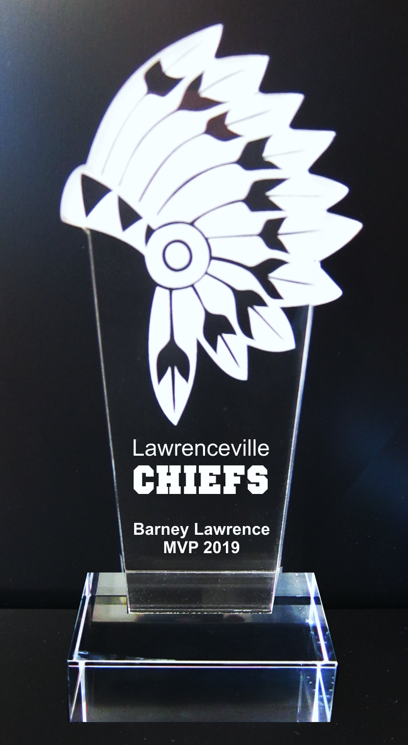 Acrylic Native American - Chief Trophy Award