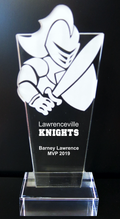 Acrylic Knight Crusader Trophy Award