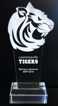 Acrylic Tiger Wildcat Big Cat Mascot Trophy Award