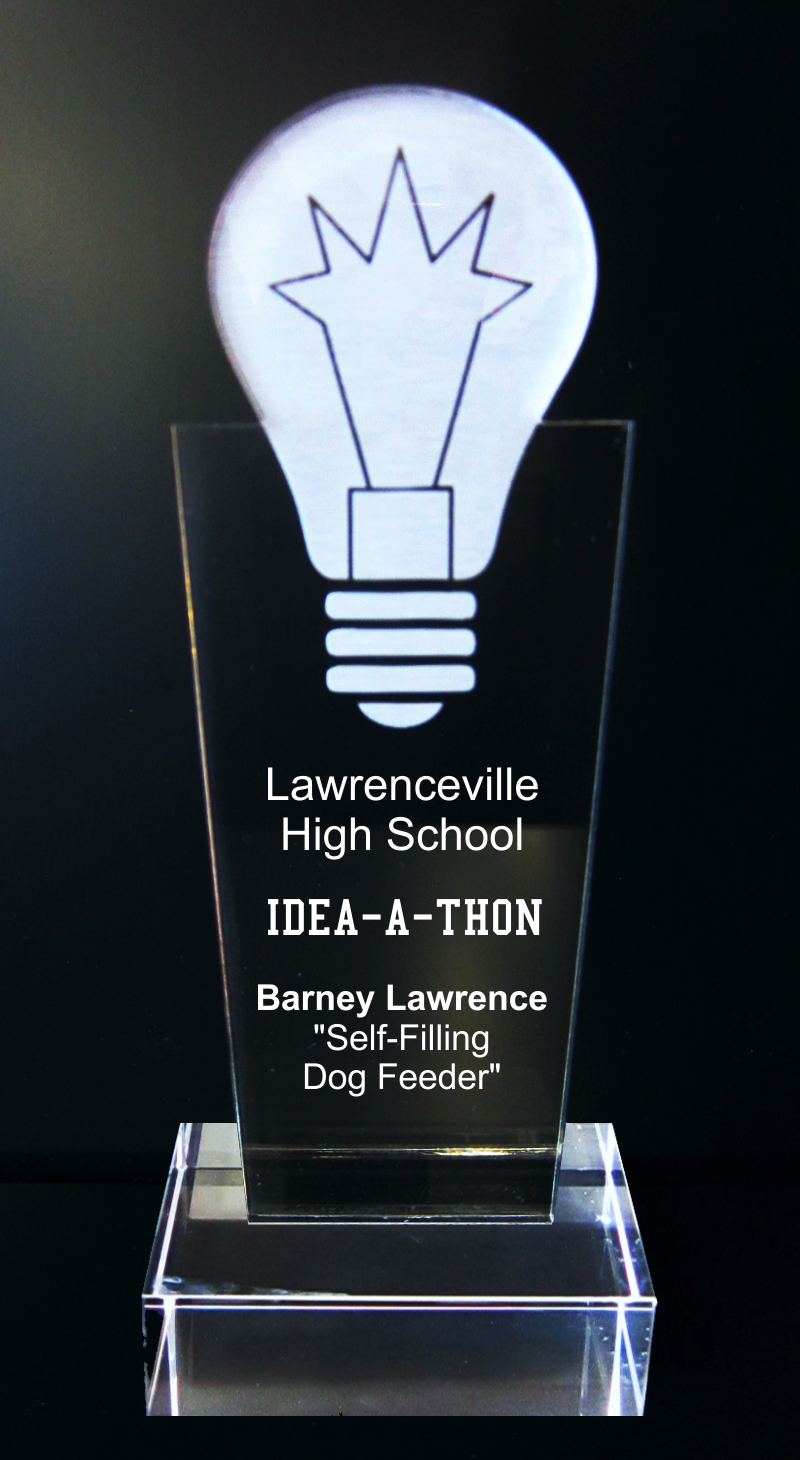 Acrylic Light Bulb Trophy Award