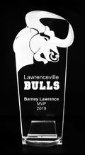 VALUE LINE Bull Mascot Acrylic Trophy Award