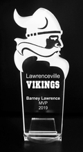 VALUE LINE Viking Mascot Acrylic Trophy Award