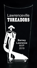 VALUE LINE Toreador Bullfighter Mascot Acrylic Trophy Award