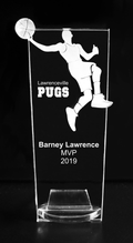 VALUE LINE Basketball Player Acrylic Trophy Award