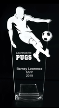 VALUE LINE Soccer Player Trophy Award