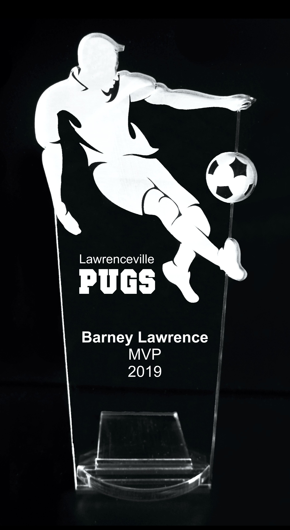 VALUE LINE Soccer Player Trophy Award