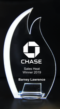 VALUE LINE Flame Acrylic Trophy Award