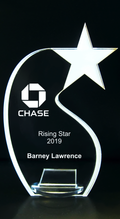 VALUE LINE Shooting Star Acrylic Trophy Award