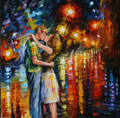 Fireworks Kiss by Leonid Afremov
