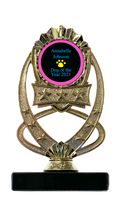 Single Figurine Trophy on Marble Base - 6"