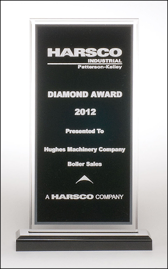 Acrylic Engraved Trophy with Color Silk Graphic