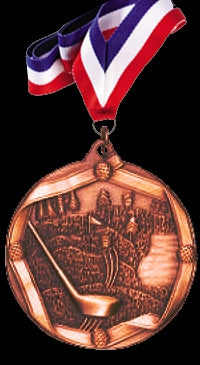 Bronze Medal with Neck Ribbon