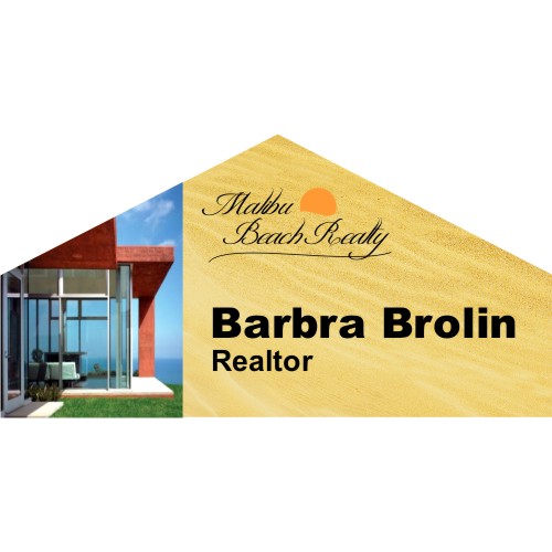 Acrylic Full-Color House Shape Name Badges - 2" x 4"