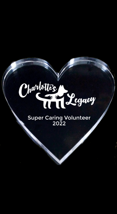 Little Heart Acrylic Paperweight