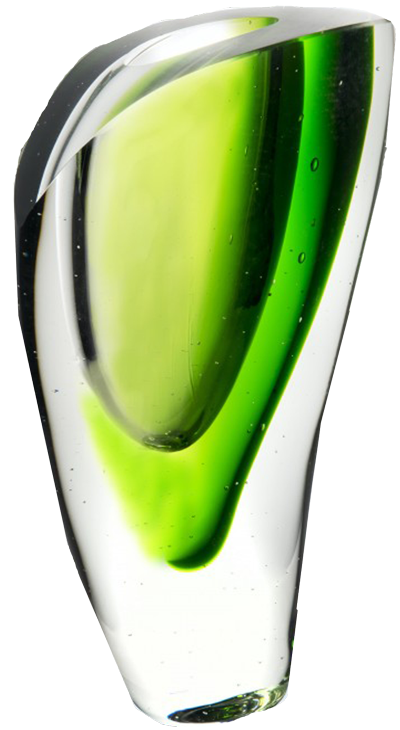 Lush Line Solid Crystal Vases