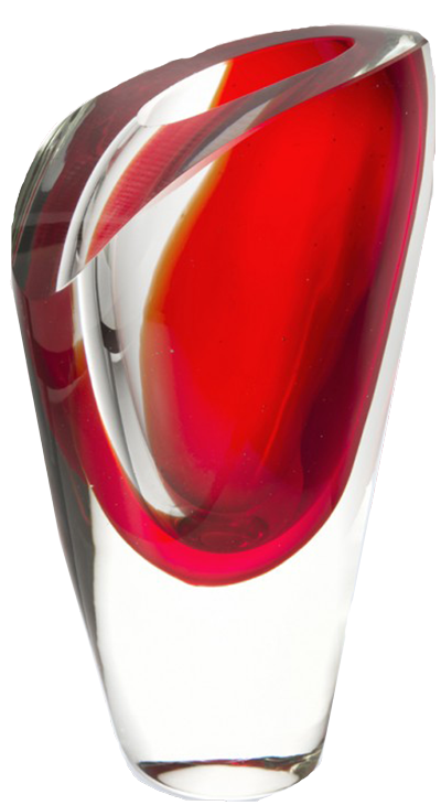 Lush Line Solid Crystal Vases