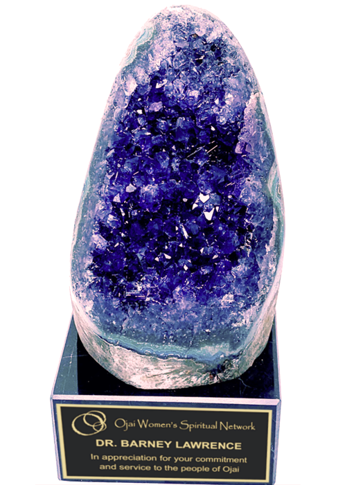 Purple Amethyst Geode Trophy Award - Large