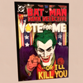 Batman "Vote for Me" Joker 3D Acrylic Laser Cut Poster