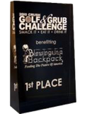 Black Crystal Wedge Trophy Award