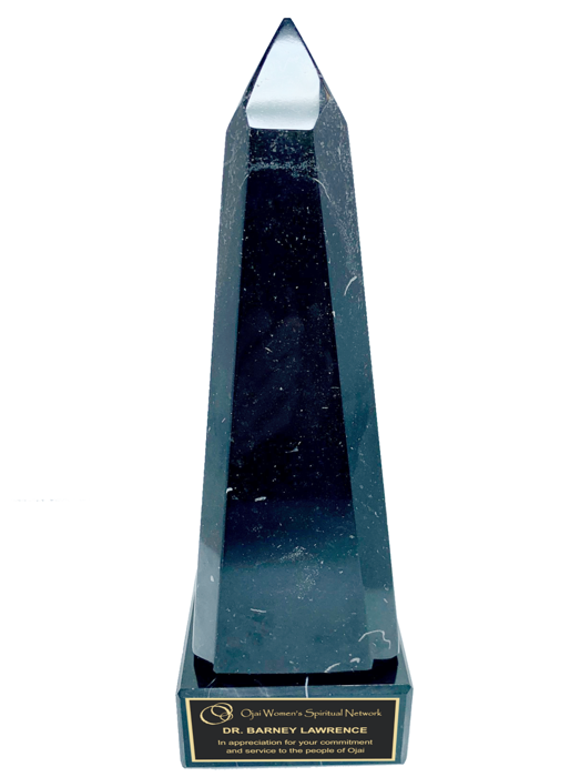 Black Onyx Obelisk Trophy Award