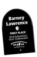 Black Glass Dome Trophy Award