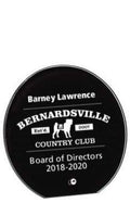 Black Glass Circle Trophy Award
