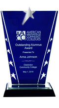 Blue Star Stand-Up Trophy Award