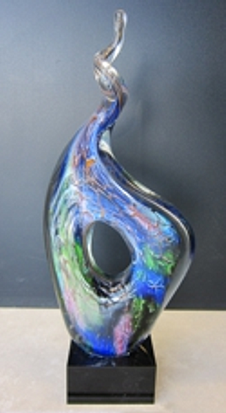 Blue Flame Twist Trophy Award
