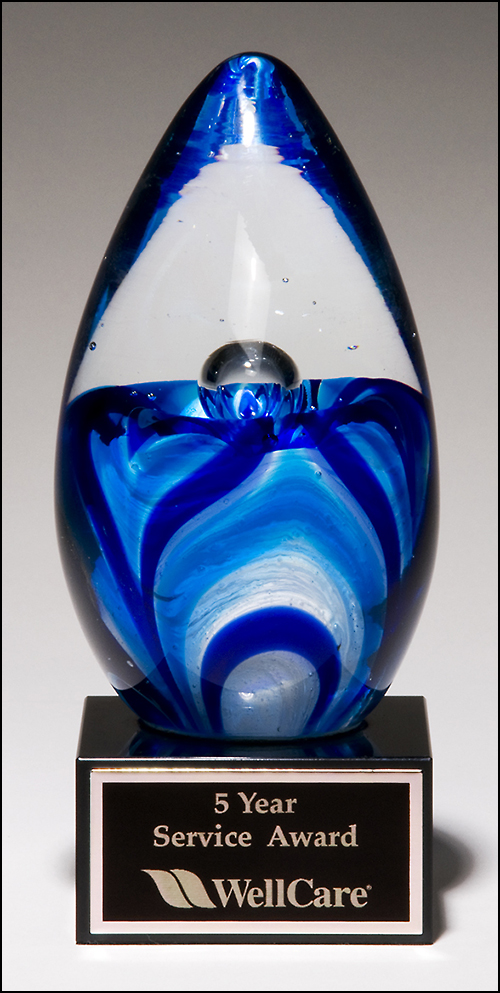 Color Crystal Blue White Egg