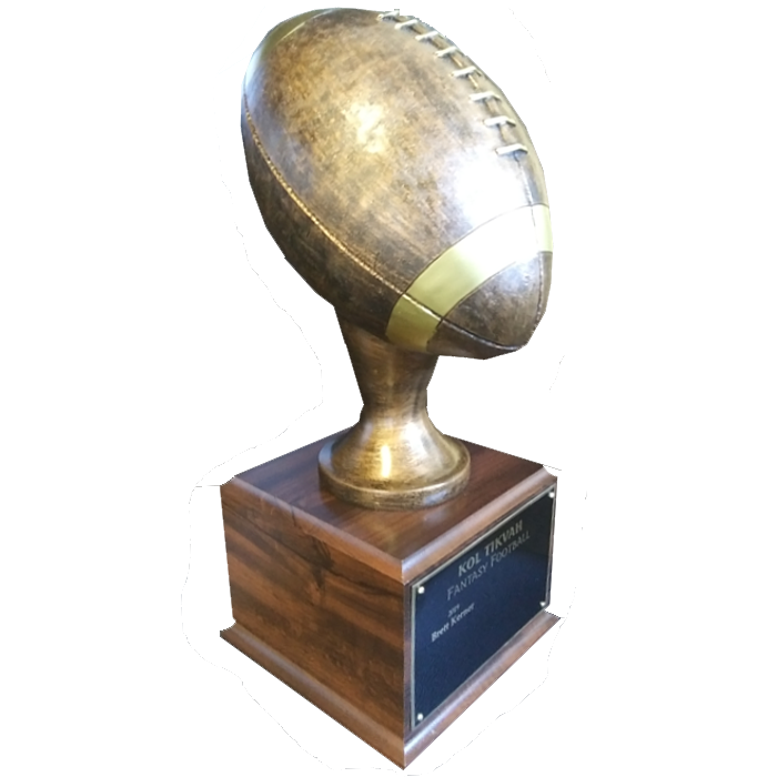 Big Bronze Football Trophy Award - 17"