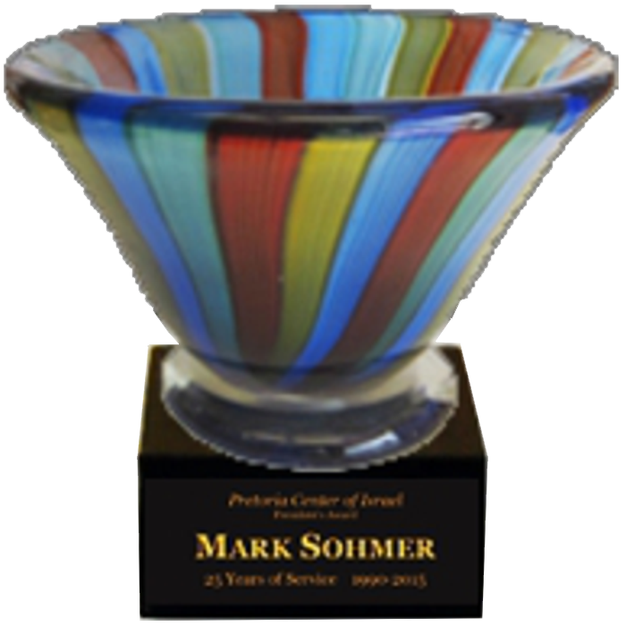  Multi-Color Crystal Bowl