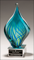 Color Crystal Sea Diamond Trophy Award