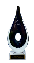 Color Crystal Clear Drop Trophy Award